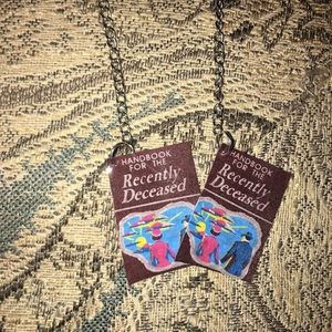 Beetlejuice earrings